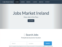 Tablet Screenshot of jobsmarket.ie